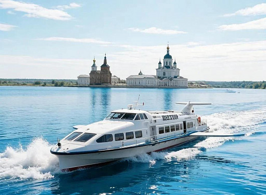  Плес, Кострому и Ярославль свяжет скоростное судно на подводных крыльях 